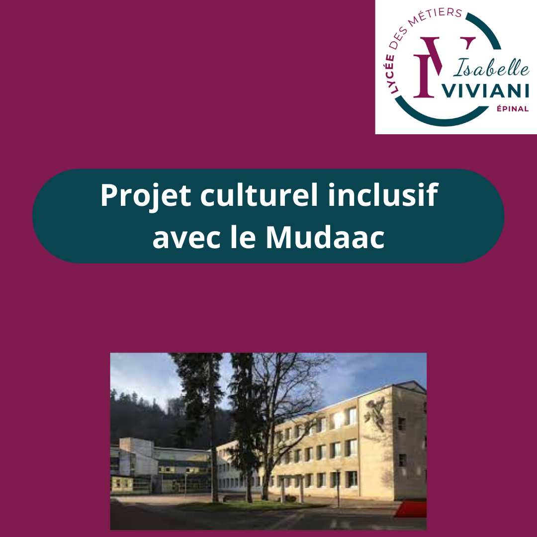 Nos élèves au cœur d’un projet culturel inclusif avec le Mudaac