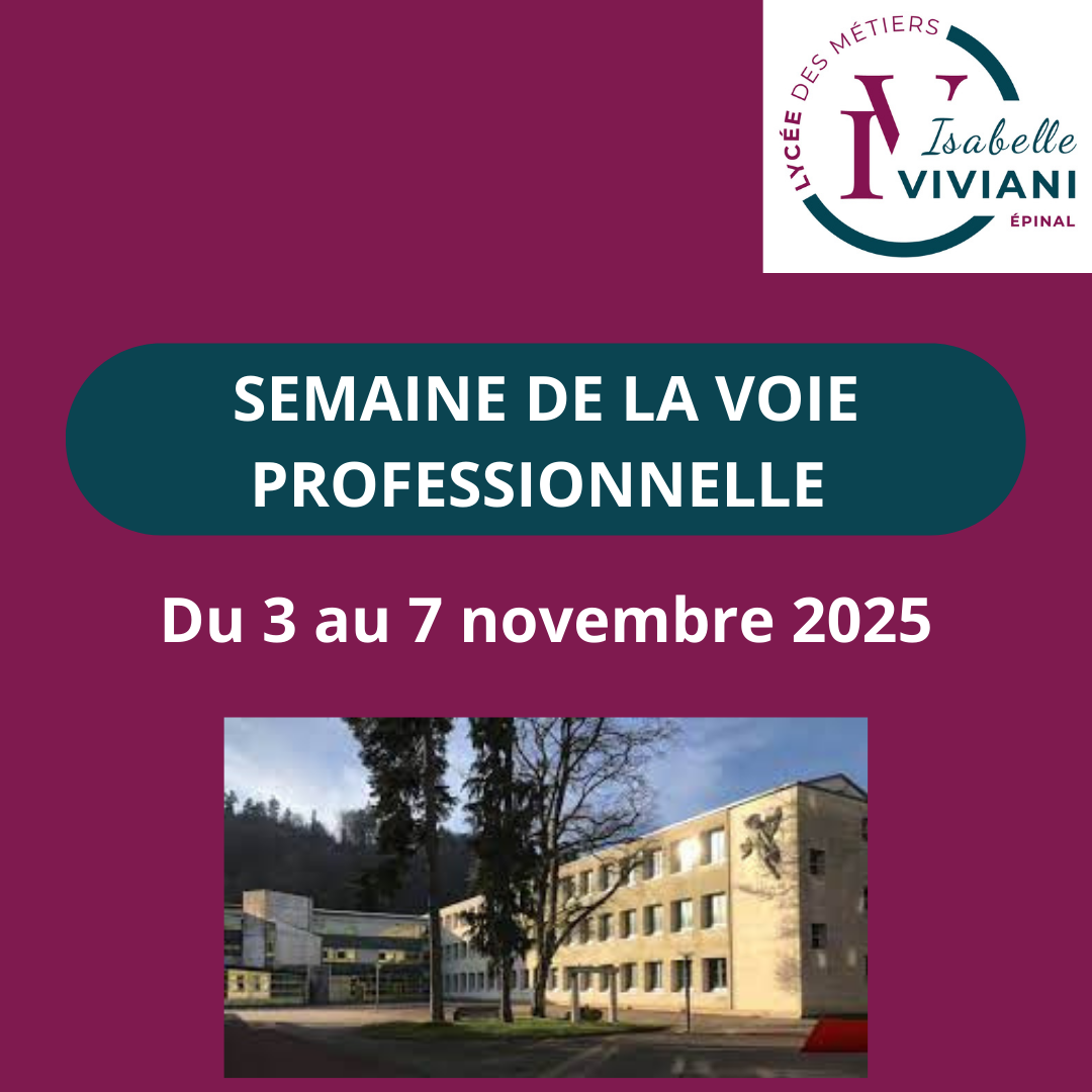 Semaine de la Voie Pro 2025