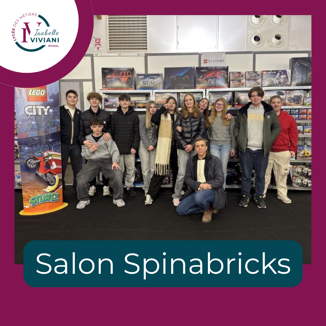 Le Lycée des Métiers Isabelle Viviani d’Épinal au Salon Spinabricks