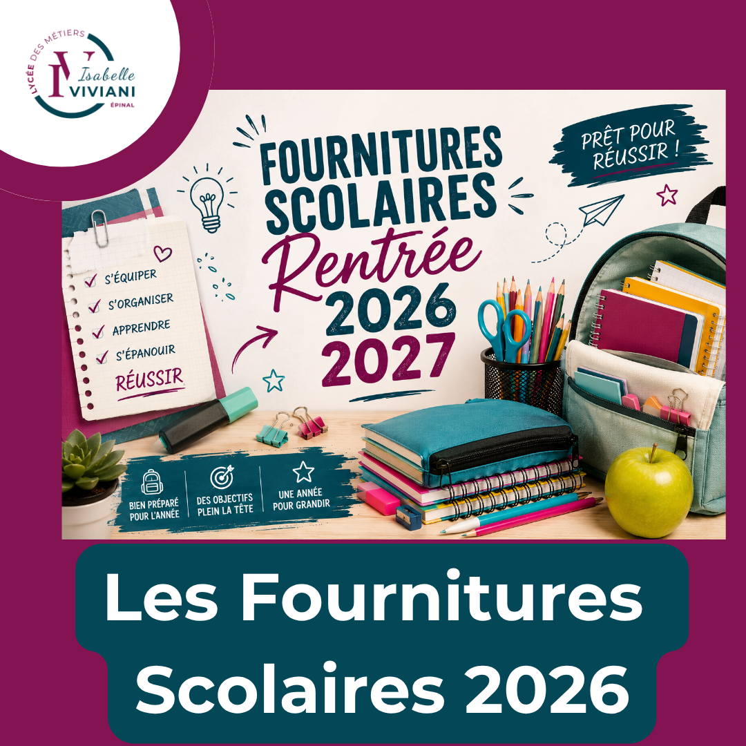 Fournitures scolaires 2026